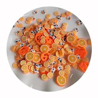 Citronu Fimo šķēles